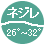 25°～32°ねじれ